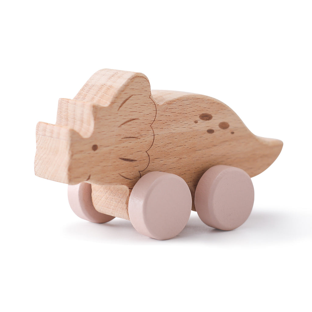 Baby-Frühförderung: Lernspielzeug aus Holz – Wagen