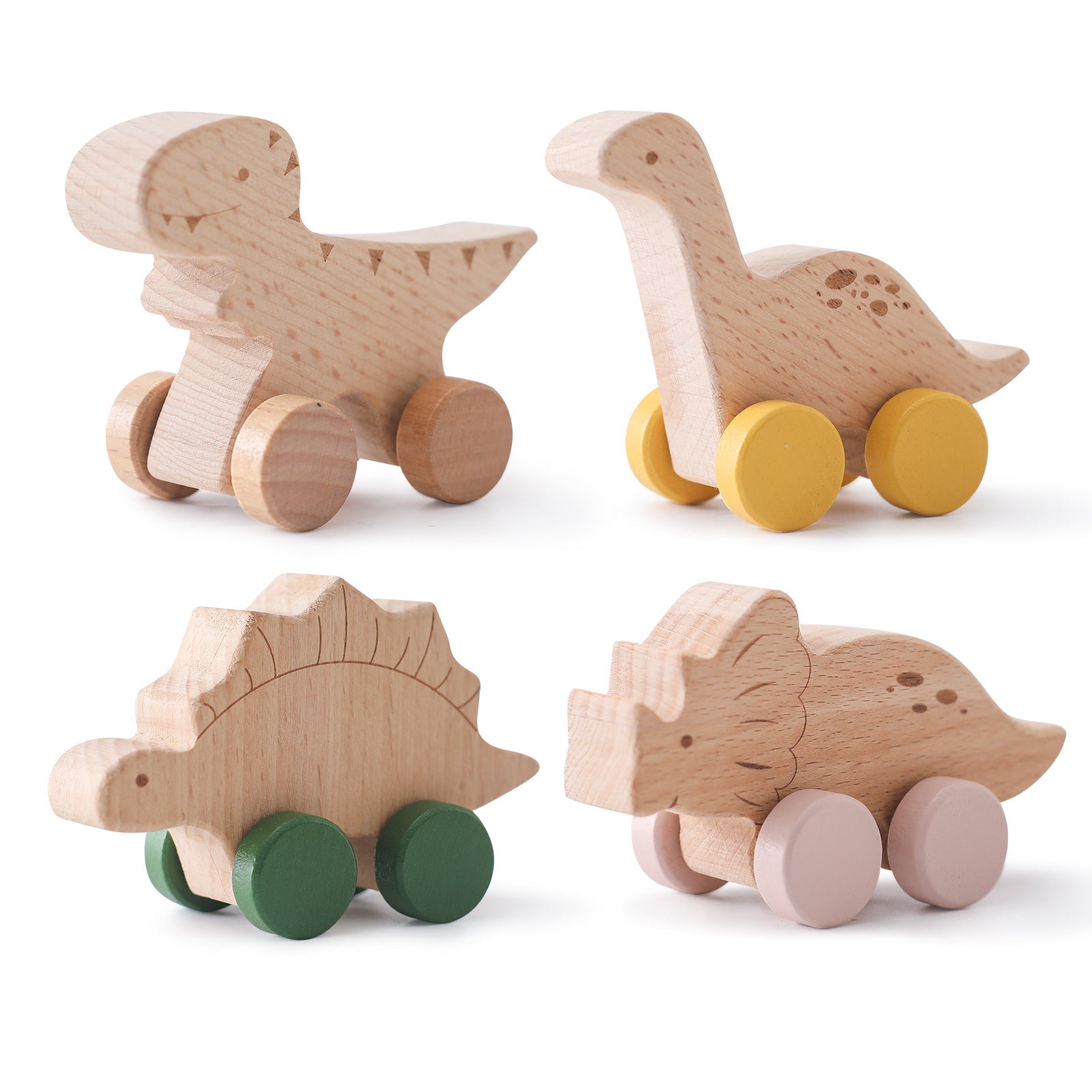 Baby-Frühförderung: Lernspielzeug aus Holz – Wagen