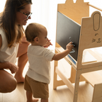 Torre Montessori 3 in 1 Tisch und Stuhl