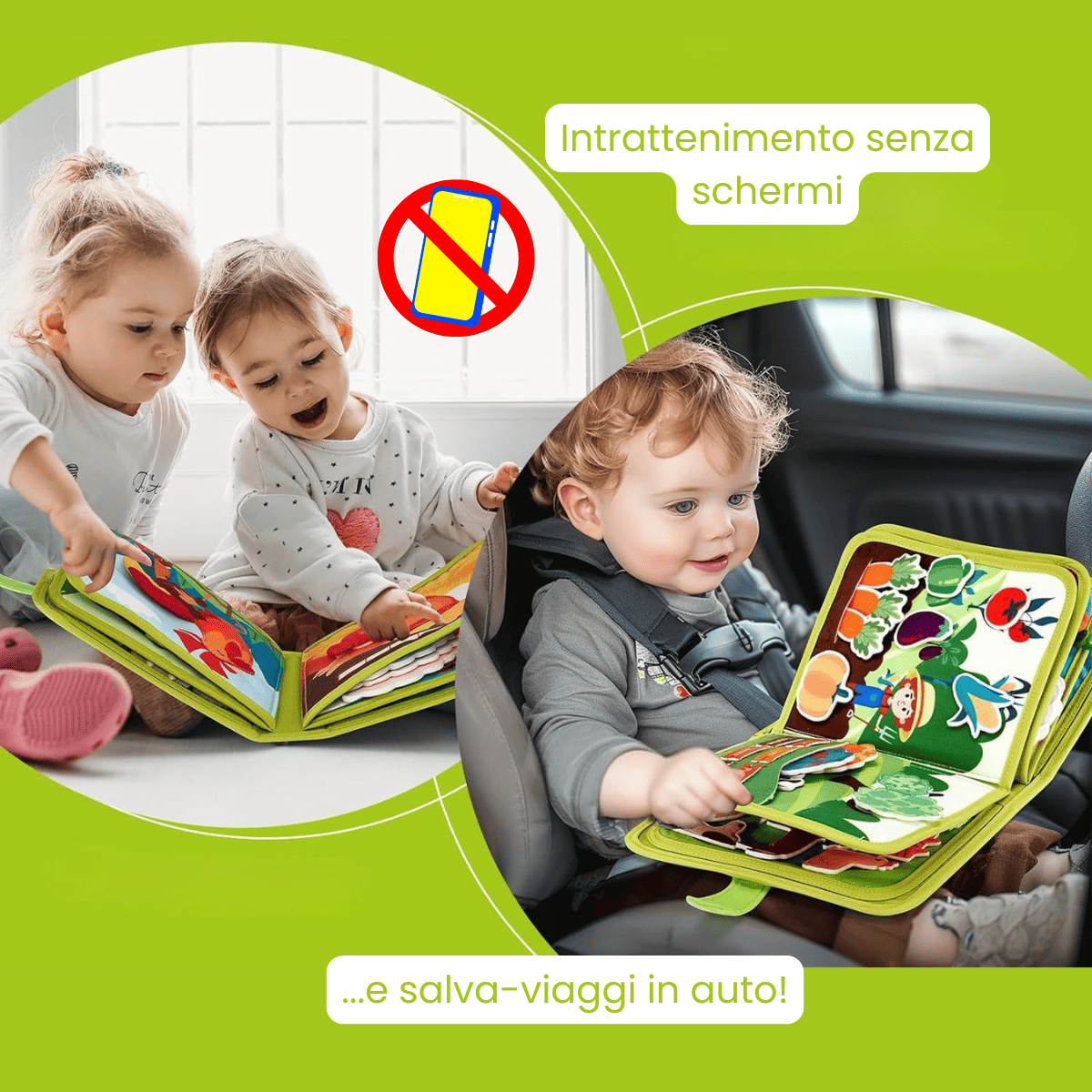 Interaktives Montessori-Bauernhofbuch