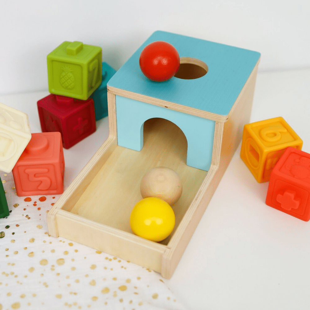 Montessori-Spielzeugbox für 7-12 Monate