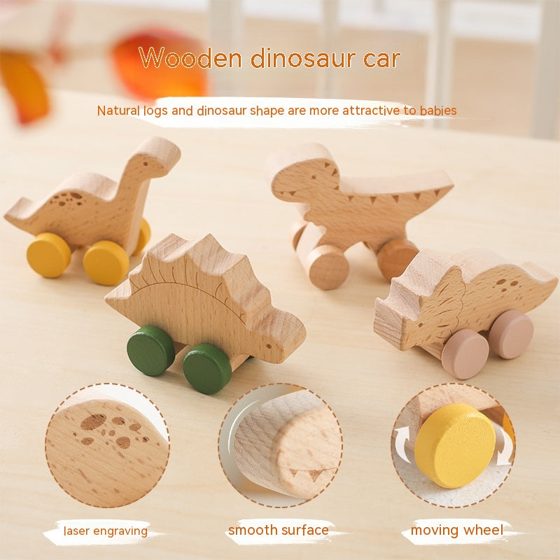 Baby-Frühförderung: Lernspielzeug aus Holz – Wagen