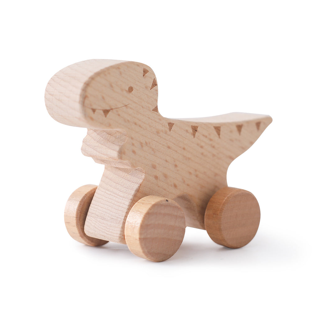 Baby-Frühförderung: Lernspielzeug aus Holz – Wagen