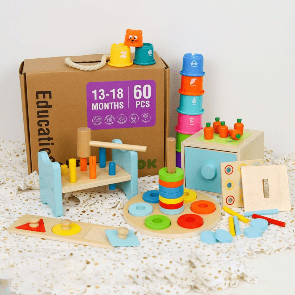 Montessori-Spielzeugbox für 13-18 Monate