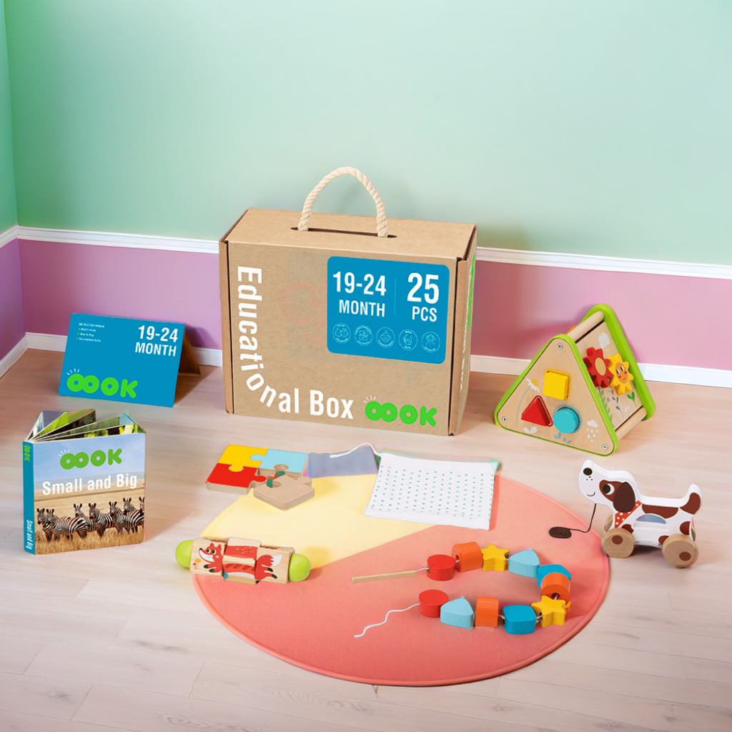 Montessori-Spielzeugbox für 19-24 Monate