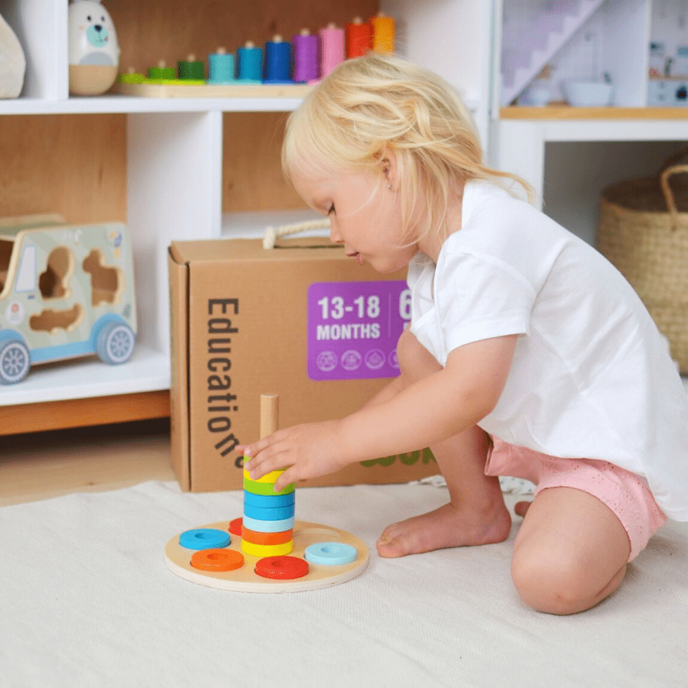 Montessori-Spielzeugbox für 13-18 Monate