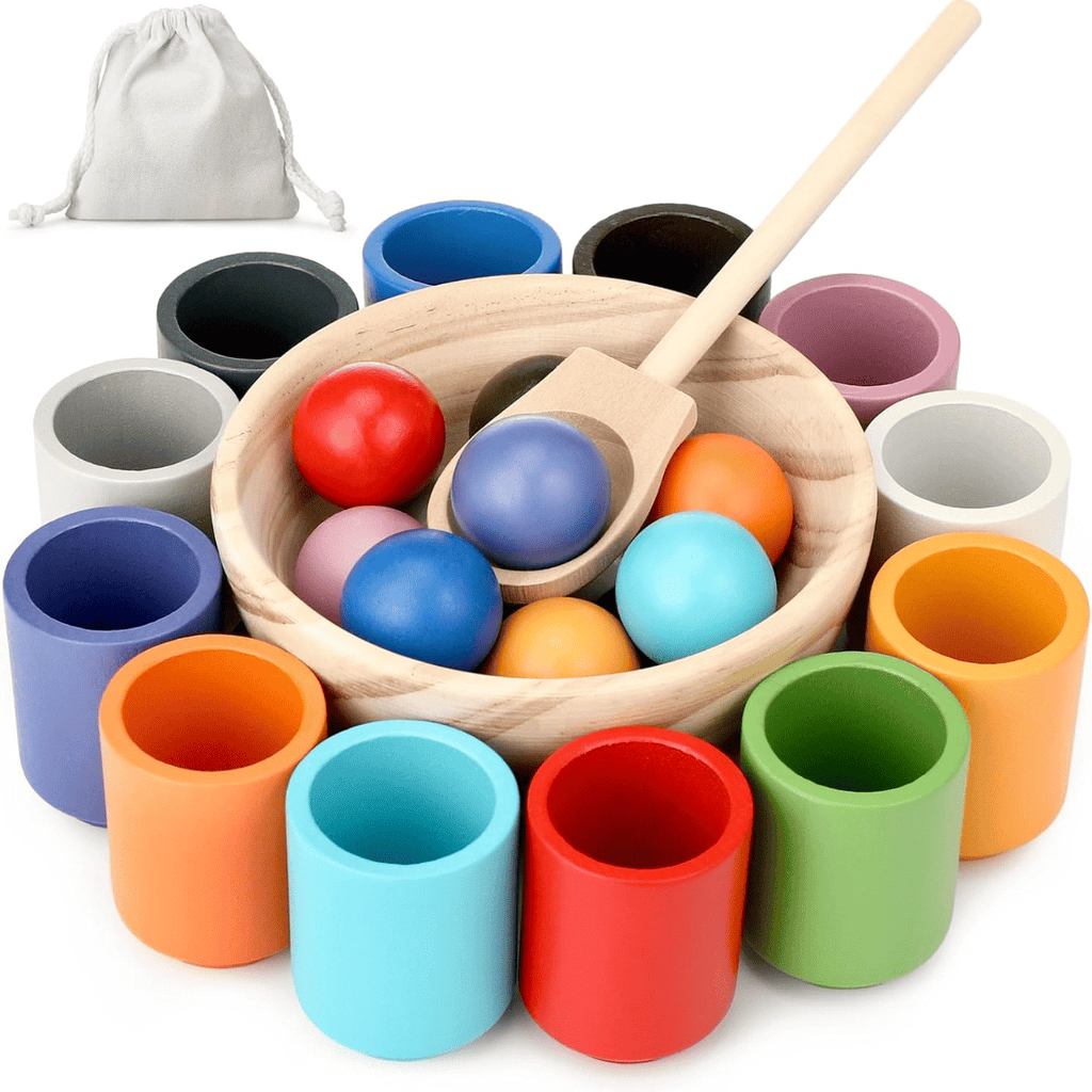 Geschicklichkeitsspiel „Balls in Cups“