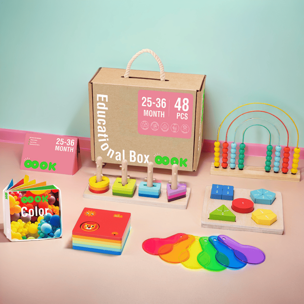 Montessori-Spielzeugbox für 25-36 Monate