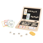 Laptop aus Holz mit magnetischer Tafel