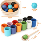 Geschicklichkeitsspiel „Balls in Cups“
