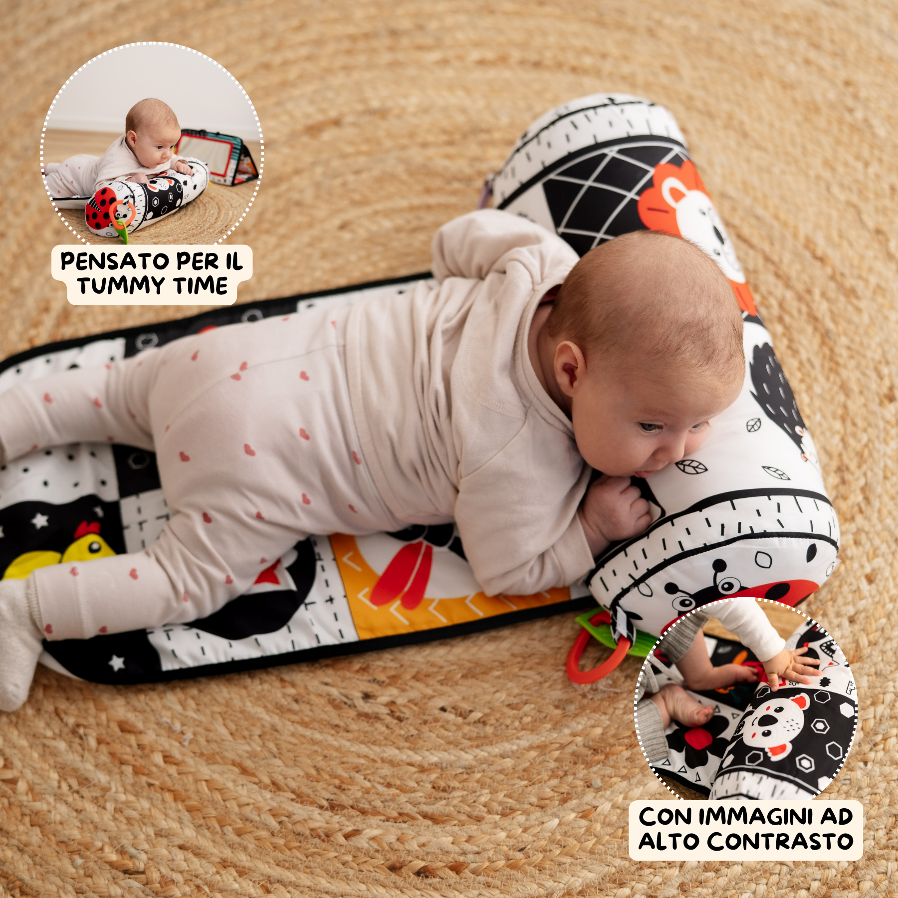 Spielzeug Sensorisches Kissen Tummy Time Montessori