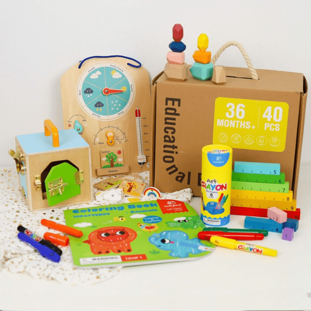 Montessori-Spielzeugbox 36+ Monate