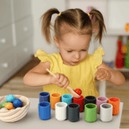 Geschicklichkeitsspiel „Balls in Cups“