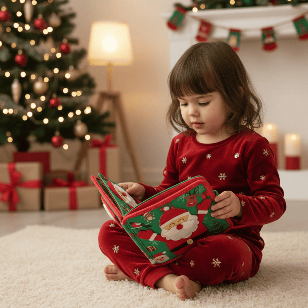 Weihnachtsbuch aus Filz