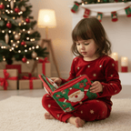 Weihnachtsbuch aus Filz
