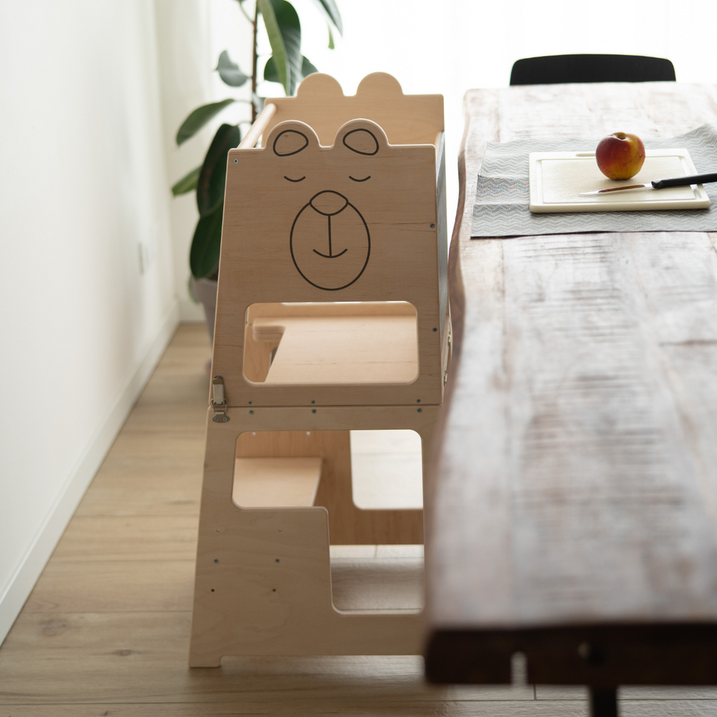 Torre Montessori 3 in 1 Tisch und Stuhl