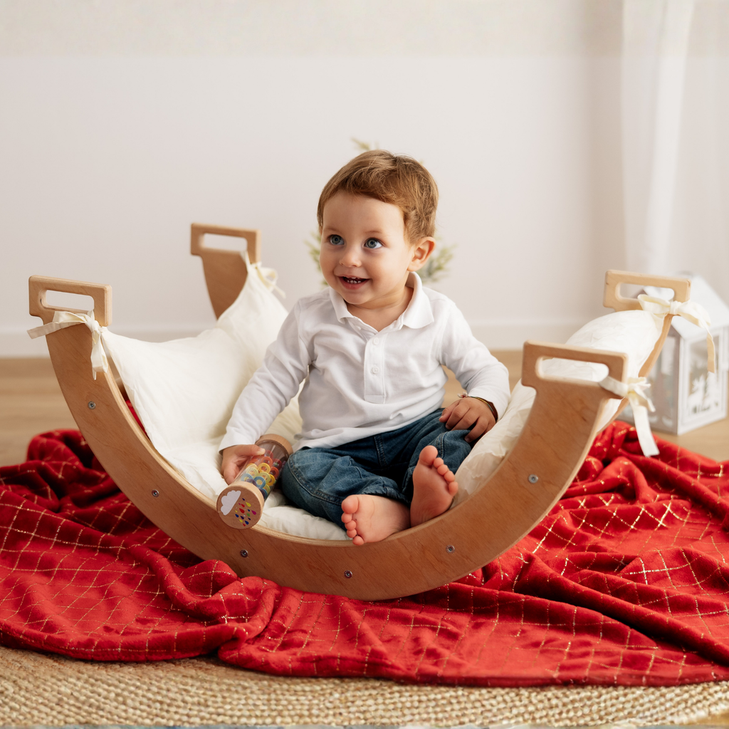 Montessori-Schaukelbogen mit Kissen