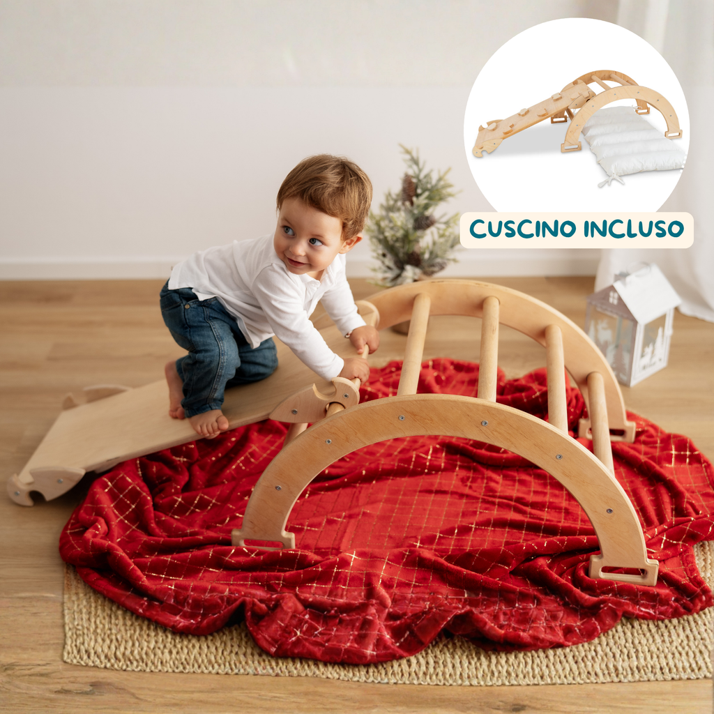 Montessori-Schaukelbogen mit Kissen