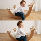Montessori-Schaukelbogen mit Kissen