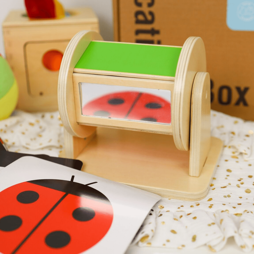 Montessori-Spielzeugbox 0-6 Monate