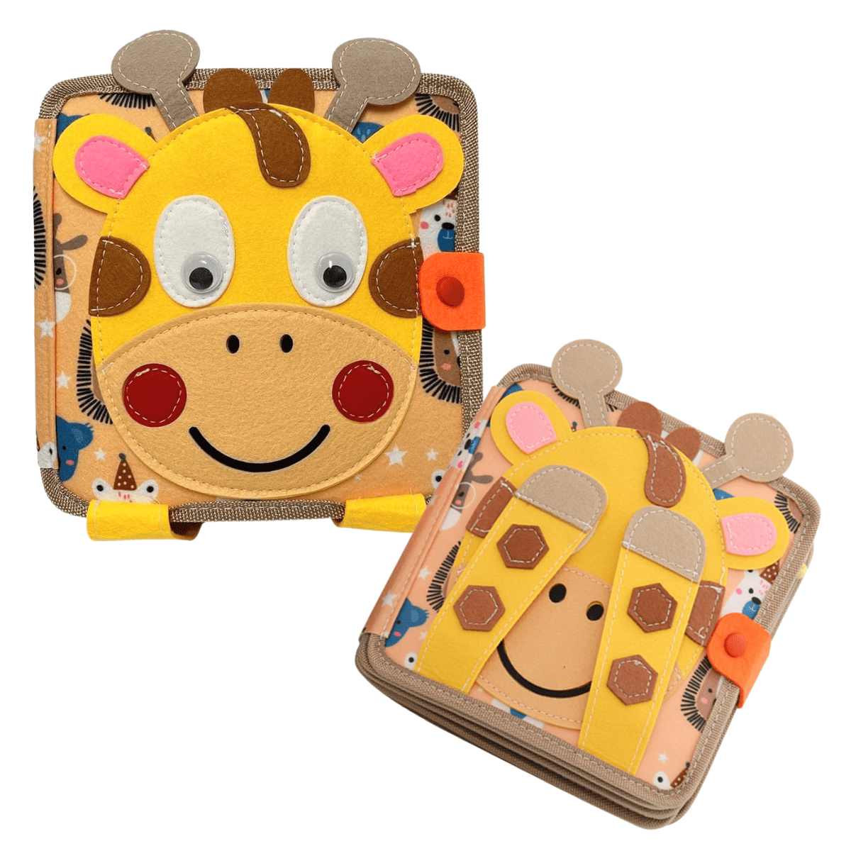 Filz-Stoffbuch mit kleinen Tieren