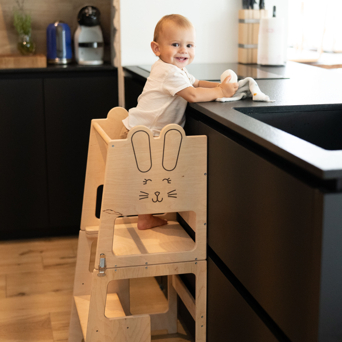 Torre Montessori 3 in 1 Tisch und Stuhl