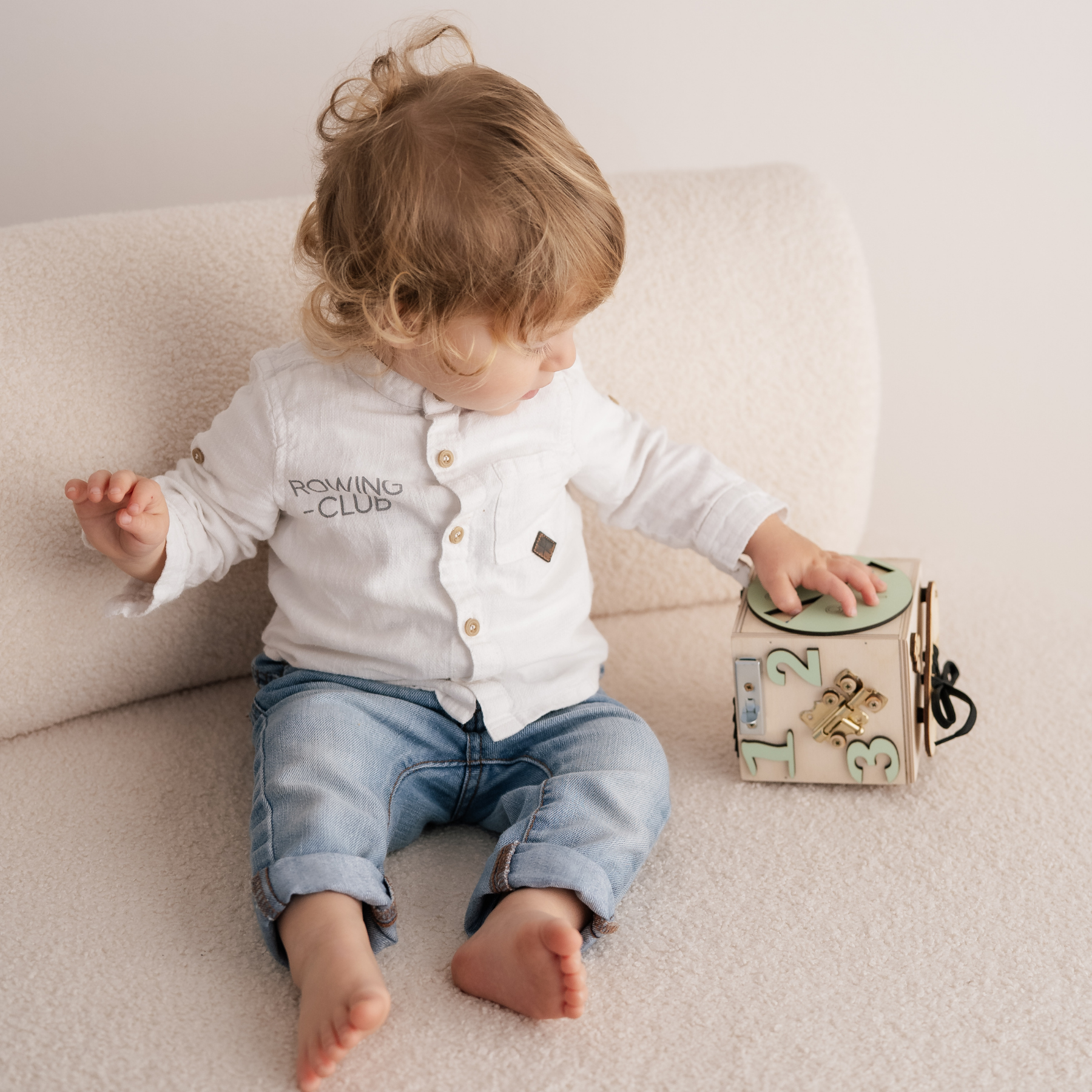 Montessori-Interaktiver Multiaktivitätswürfel