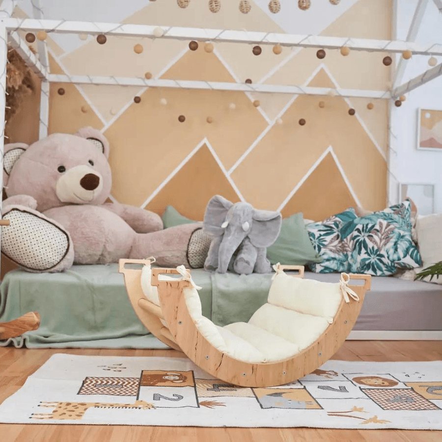Montessori-Schaukelbogen mit Kissen
