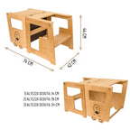 Torre Montessori 3 in 1 Tisch und Stuhl