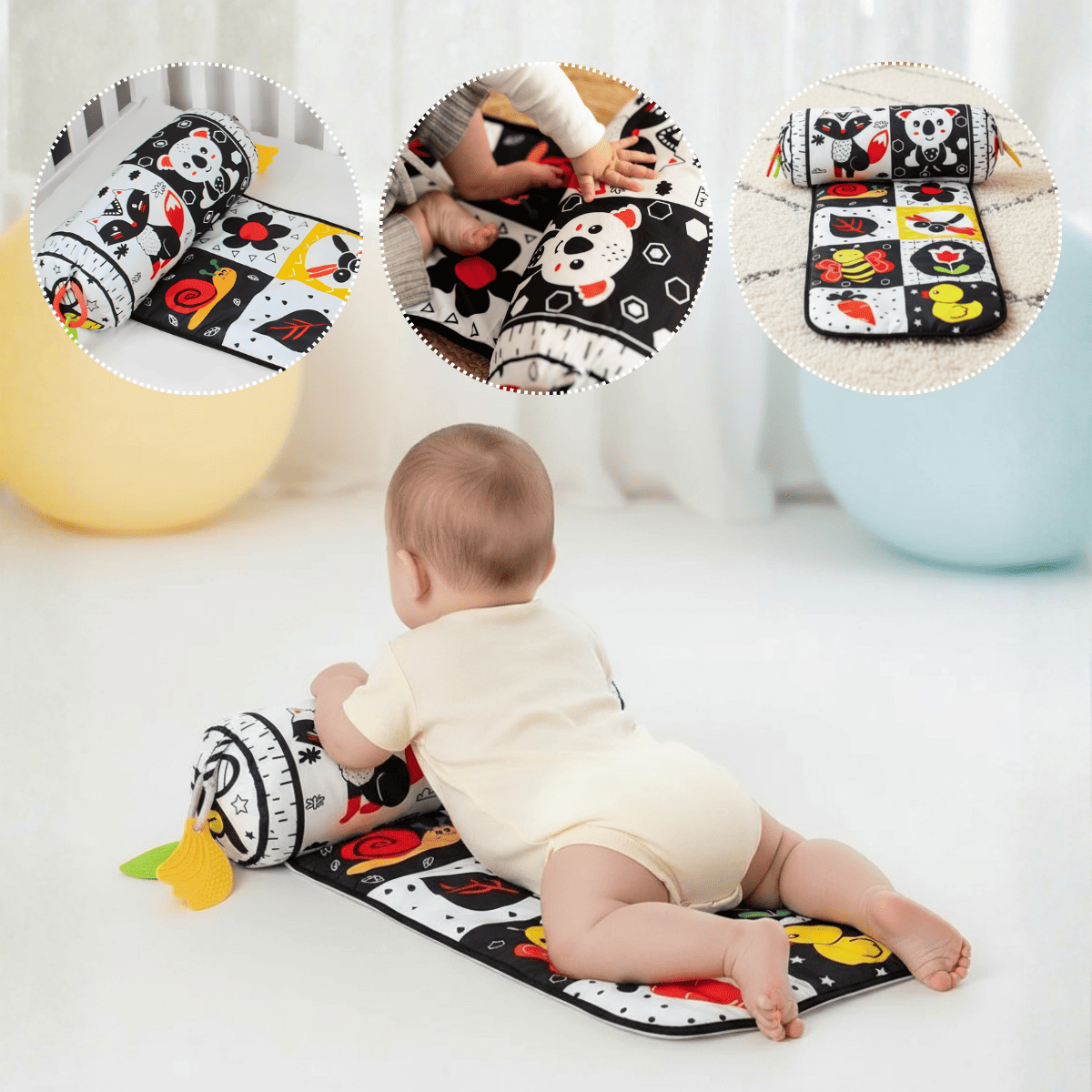 Spielzeug Sensorisches Kissen Tummy Time Montessori